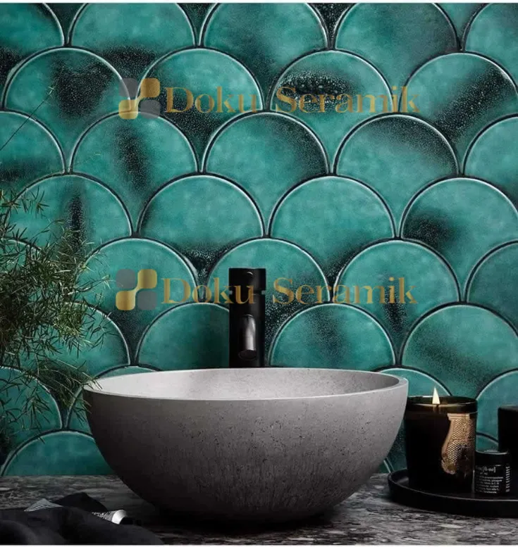 Fish Scale Ceramic - 0053